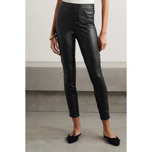 SPANX Like Leather Faux Stretch Leather Pants L